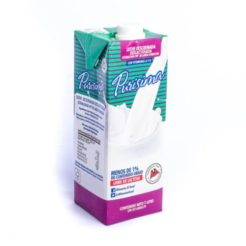 Leche liquida PURISIMA  deslactosada  1 lt