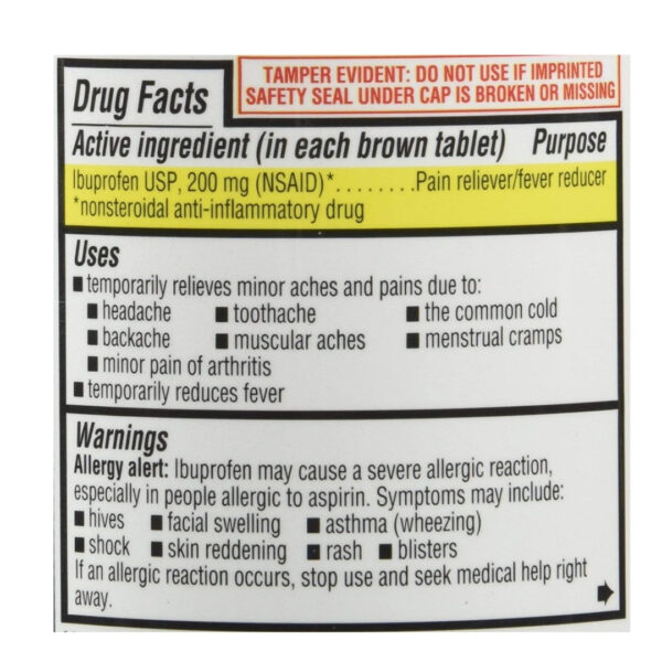 REMATE-Ibuprofeno KIRKLAND 200mg 500 comprimidos - Imagen 2