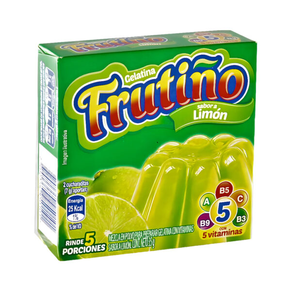 REMATE-Gelatina FRUTIÑO sabor a limon  35g