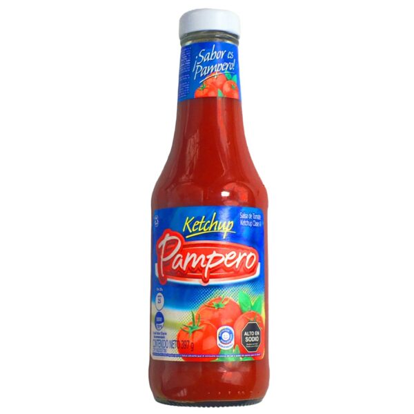 Salsa de tomate ketchup PAMPERO 397 g