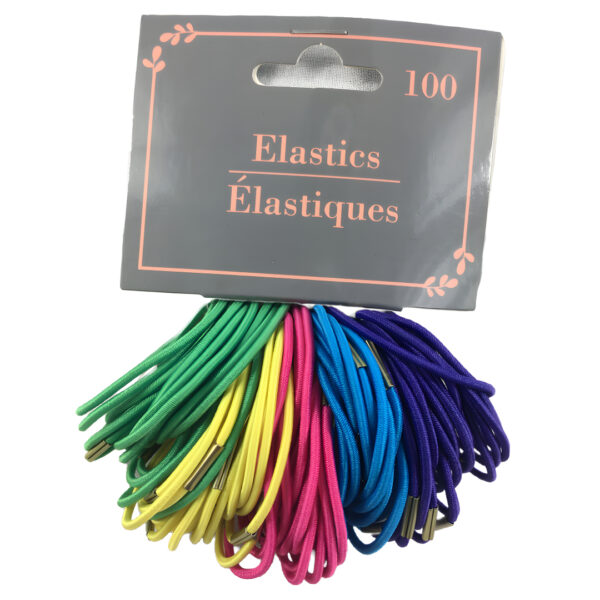 Ligas Elasticas Colores Vivos Variados 100 Und