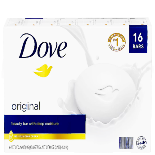 Jabon de barra DOVE original 106g 16und