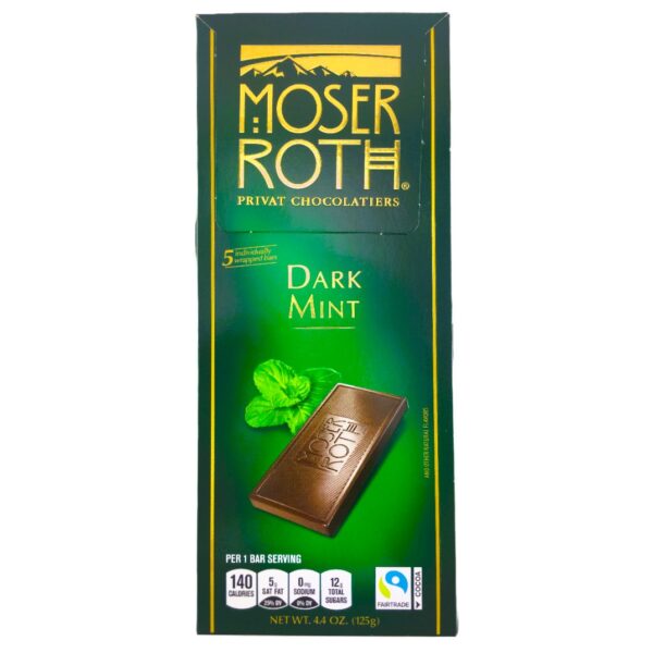 REMATE-Chocolate MOSER ROTH dark mint 125g