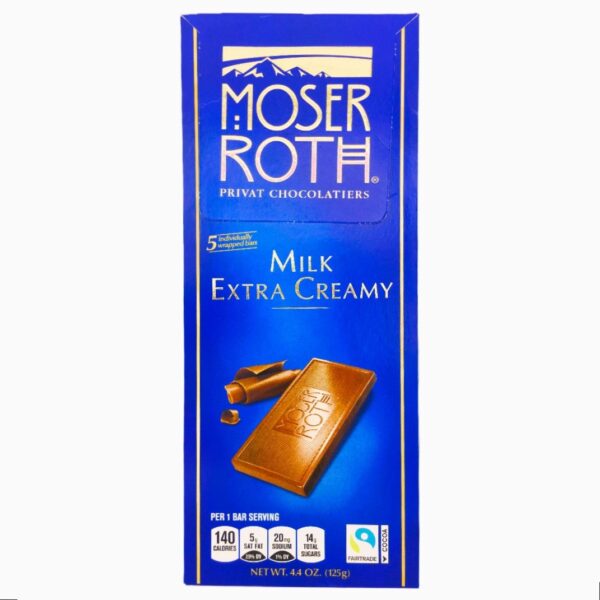 REMATE-Chocolate MOSER ROTH milk extra creamy 125g