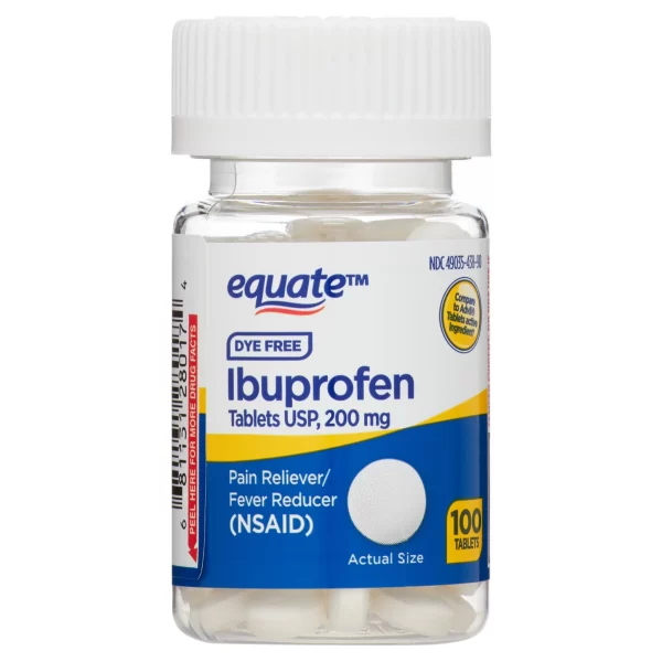 Ibuprofeno EQUATE 200 mg 100 tab.