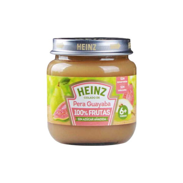 REMATE-Compota HEINZ colado pera guayaba 110g.