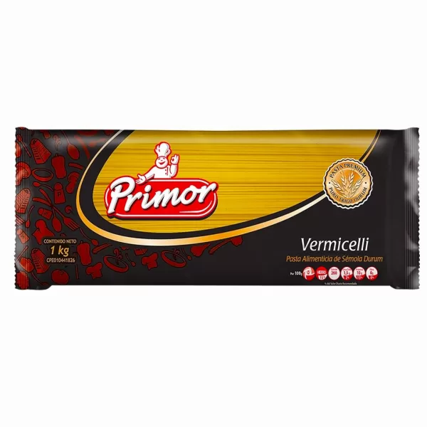 Pasta Tipo Vermicelli PRIMOR 1Kg