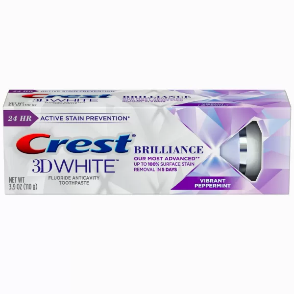 Pasta dental blanqueadora CREST 3d white brilliance 110g.