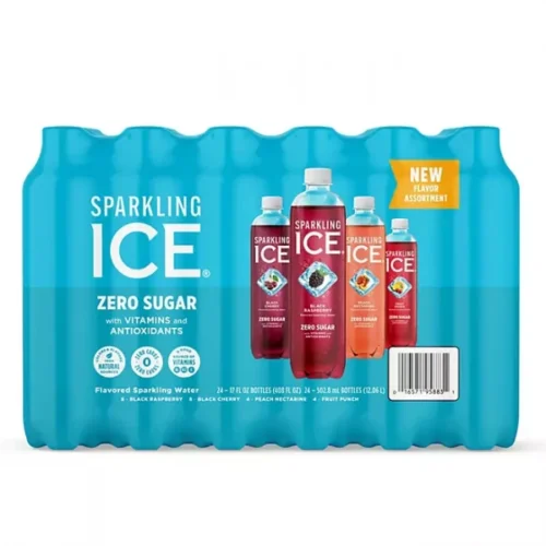 Agua gasificada SPARKLING ICE sabores variados paquete 24 unid