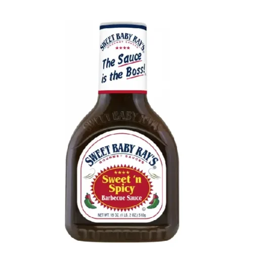 Salsa Barbecue BBQ SWEET BABY RAY'S sweet´n spacy 510g