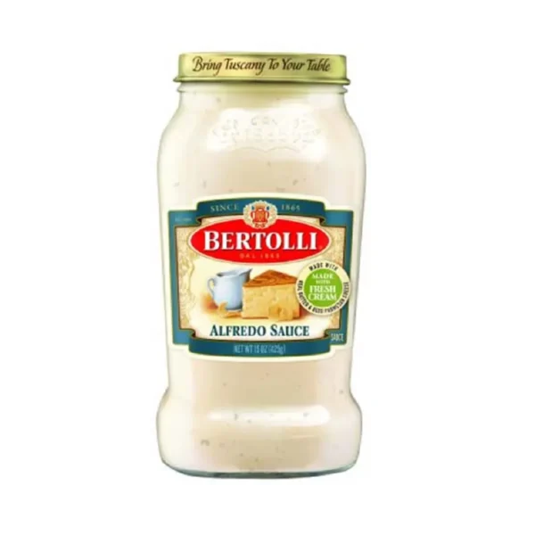 Salsa Alfredo BERTOLLI con queso parmesano 425g