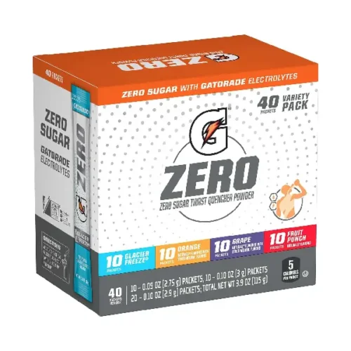 Bebida en polvo GATORADE zero sabores variados 40 und