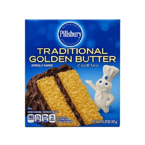 Mezcla para Torta Golden Butter Pillsbury dorada 432g