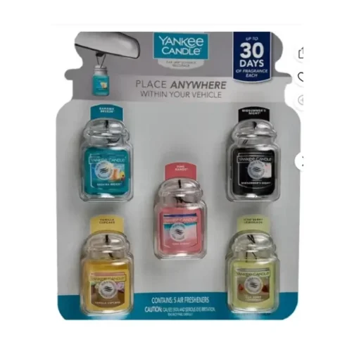 Ambientador multipack YANKEE CANDLE varias fragancias, 5 unidades