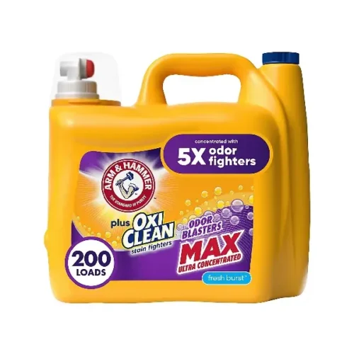 Detergente liquido para ropa ARM & HAMMER más OxiClean con Odor Blasters 200 cargas