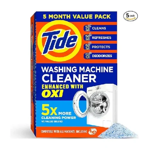 Limpiador de lavadoras TIDE caja de 5 sobres