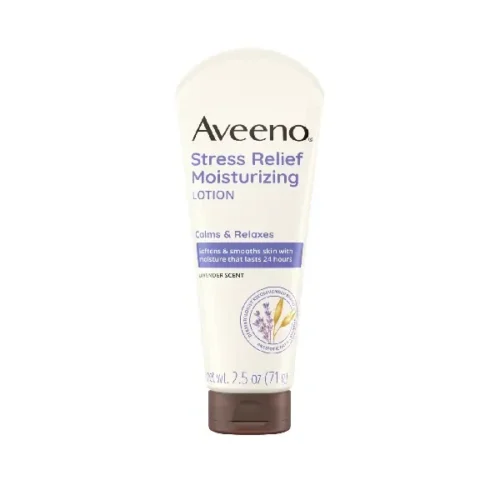 Loción Corporal anti estrés Aveeno aroma a lavanda 71mL