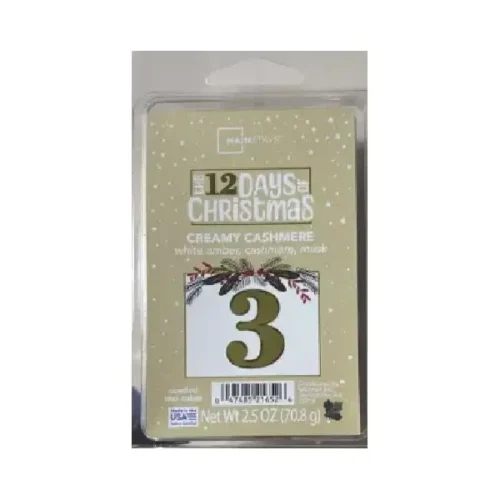 Cera aromatica Mainstays 12 days cristmas creamy cashmere 70.8g.