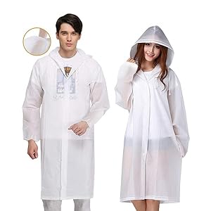 Poncho impermeable RAINCOAT reutilizable y con capucha talla única 1 und